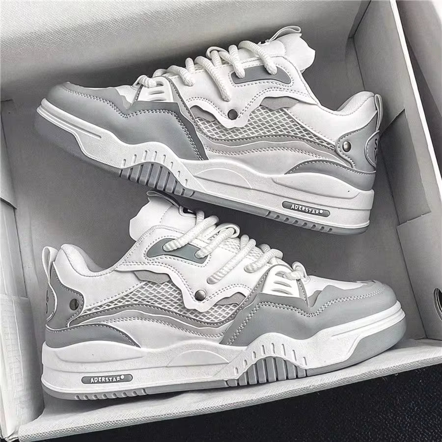 NEW BRADER 2026 Spring/Autumn New Men's Casual Retro Lightweight Breathable Sneakers, Summer Anti-Slip Platform Shoes